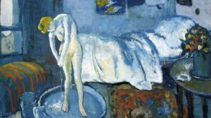Pablo Picasso. La habitación azul, 1901